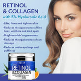 Collagen Retinol HyaluronicAcid Facial Cream Anti Aging Firming 