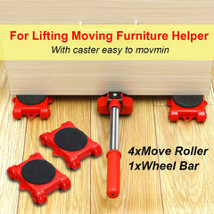 Furniture Moving Transport Roller Set (5 Pcs)