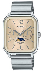 Casio Quartz Moonrise Dial Watch