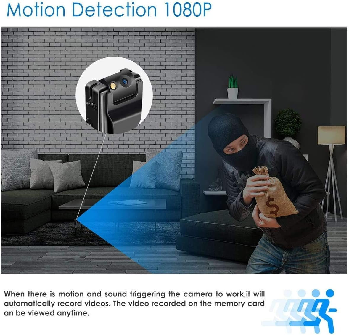 Mini HD Wifi Pocket Camera included Night Vision