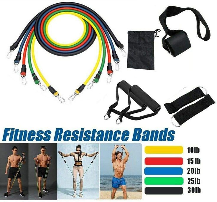 Exercise Band Set of 11 Pcs