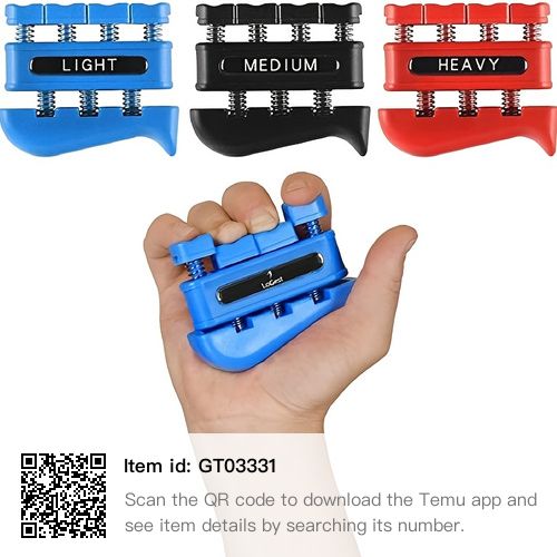 6 PCS Hand Grip Strengthener Kit