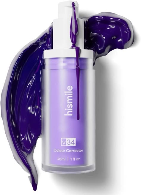 Hismile Purple Toothpaste for Teeth Whitening, Stain Removal and Colour Corrector