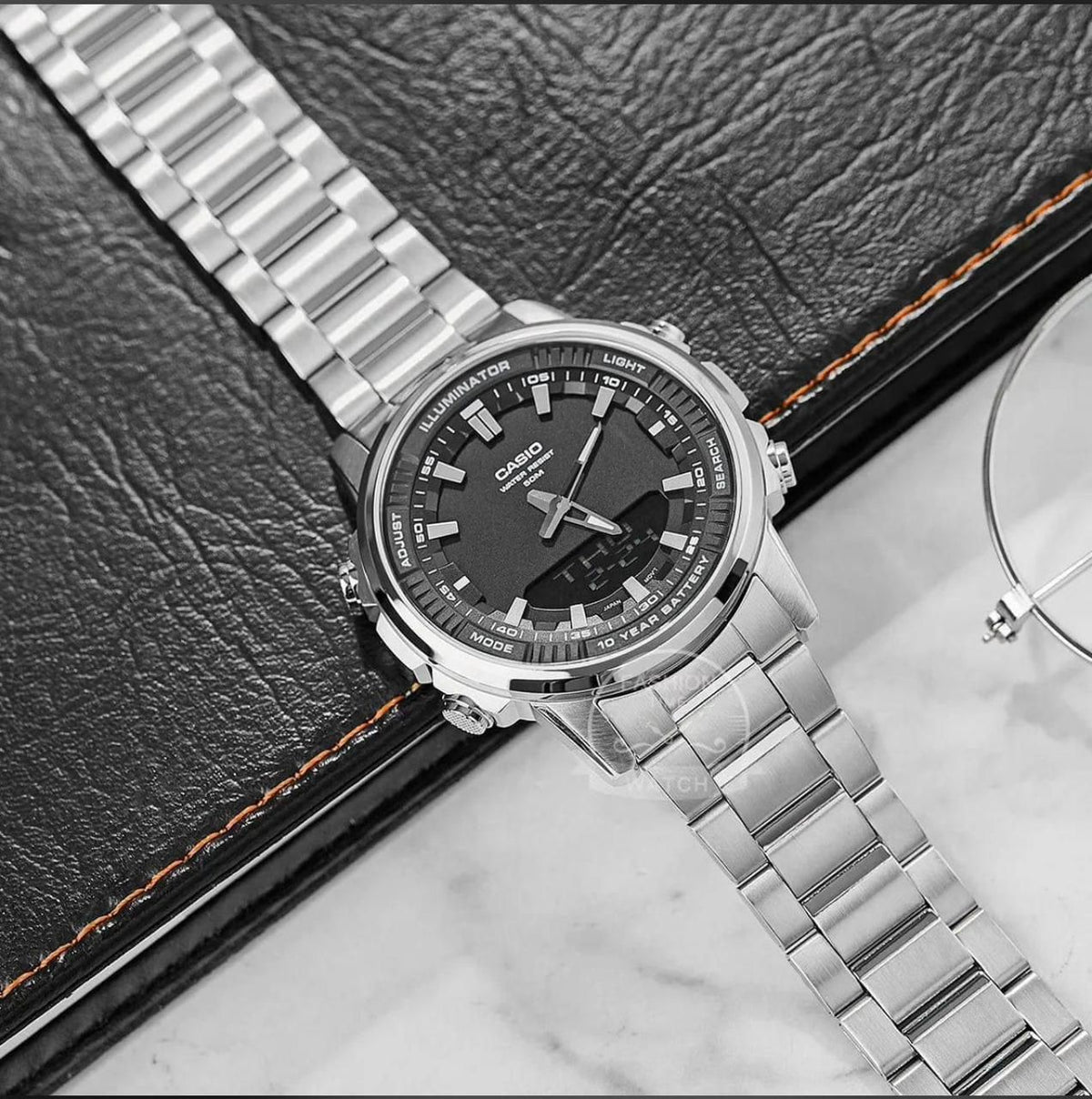 ساعة كاسيو رجالية-AMW-880D